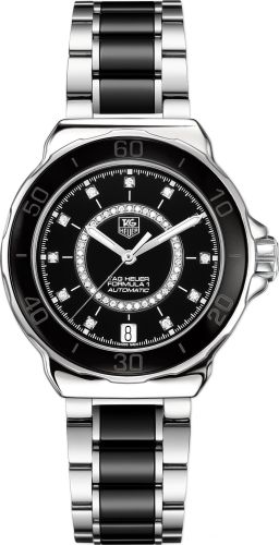 TAG Heuer Formula 1 Calibre 5 37 Stainless Steel / Black - Diamond / Bracelet